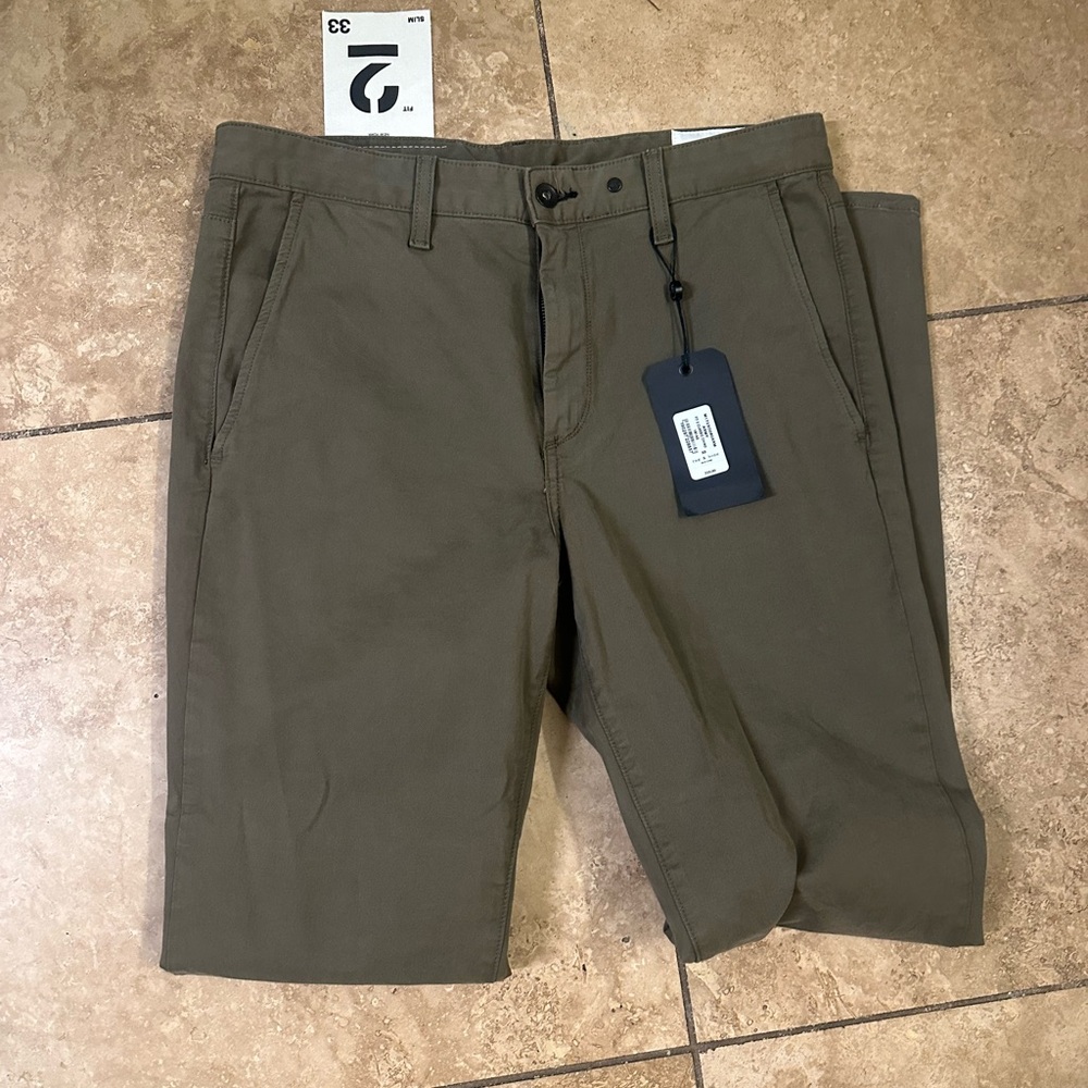 Rag and bone chinos. Army green